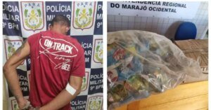 Homem é preso por suspeita de furtar leite e calabresa em supermercado de Breves, no Marajó