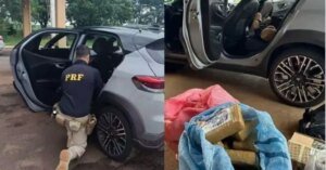 Médica é presa com mais de 70 kg de drogas em frente às filhas