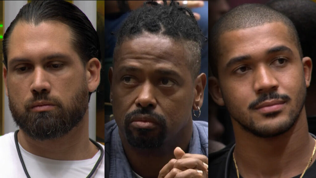 Paredão do BBB 26: Brigido, Leandro e Matheus enfrentam eliminação sem Prova Bate e Volta 89 brigido leandro e matheus
