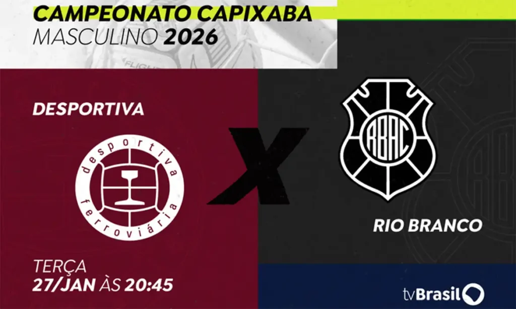 Desportiva Ferroviária x Rio Branco-ES ao vivo na TV Brasil pelo Campeonato Capixaba 2026 260 news 2364 1769591990