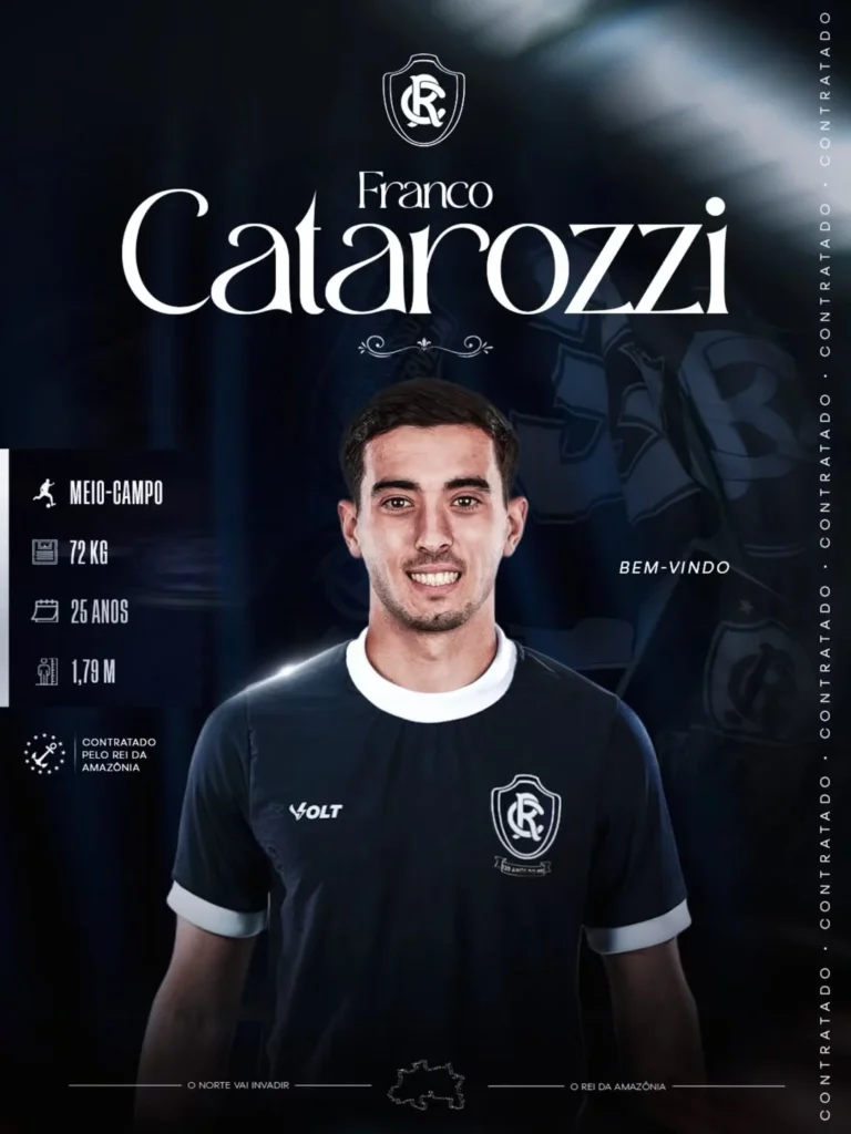 Franco Catarozzi chega ao Remo, reforço uruguaio de 25 anos pronto para estrear na Série A 7 news 3019 1769880227